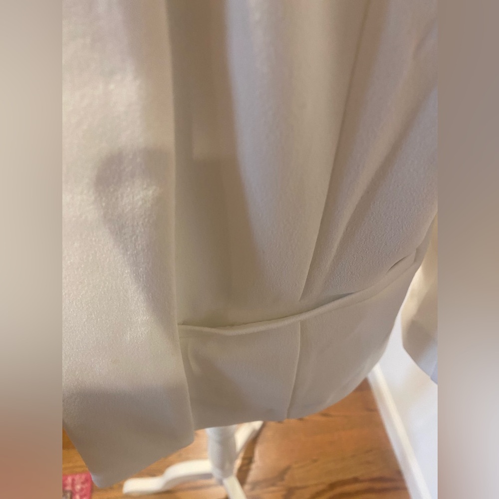 Anne Klein White Crepe Blazer - Picture 5 of 10